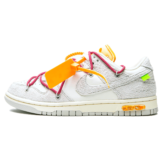 Off-White x Nike Dunk Low 'Lot 35 of 50' — UK 3 | EU 35.5 | US 3.5 — Front View