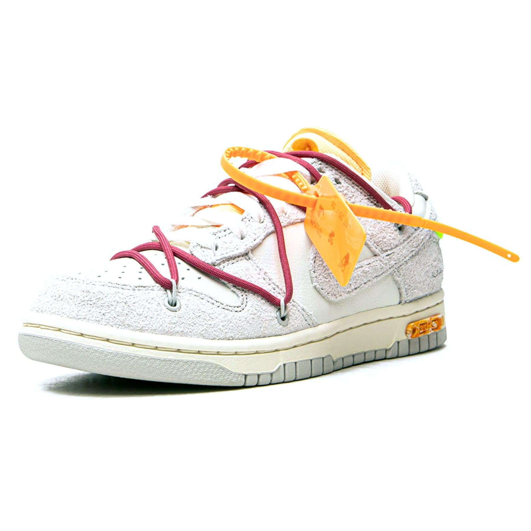 Off-White x Nike Dunk Low 'Lot 35 of 50' — UK 3 | EU 35.5 | US 3.5 — Top View