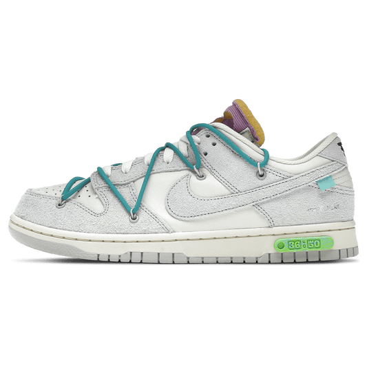 Off-White x Nike Dunk Low 'Lot 36 of 50' — UK 3 | EU 35.5 | US 3.5 — Front View