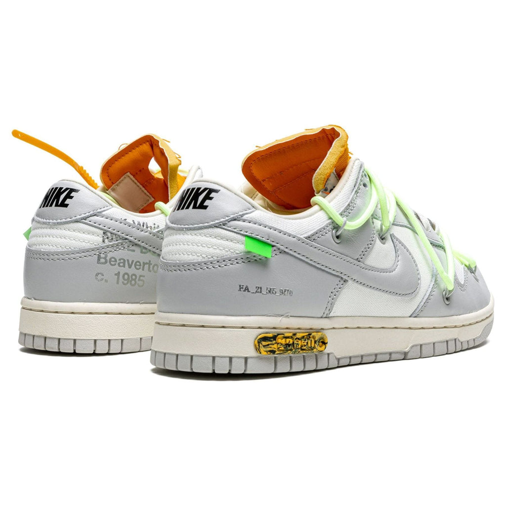 Off-White x Nike Dunk Low 'Lot 43 of 50' — UK 3 | EU 35.5 | US 3.5 — Back View