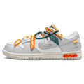 Off-White x Nike Dunk Low 'Lot 44 of 50' — UK 3 | EU 35.5 | US 3.5 — Front View