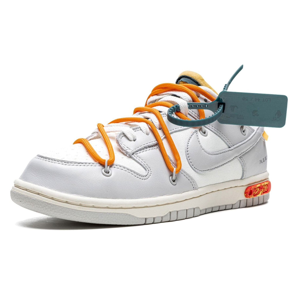 Off-White x Nike Dunk Low 'Lot 44 of 50' — UK 3 | EU 35.5 | US 3.5 — Top View