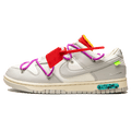 Off-White x Nike Dunk Low 'Lot 45 of 50' — UK 3 | EU 35.5 | US 3.5 — Front View