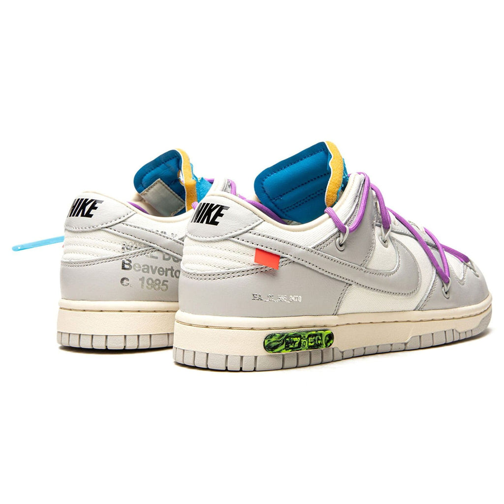 Off-White x Nike Dunk Low 'Lot 47 of 50' — UK 3 | EU 35.5 | US 3.5 — Back View