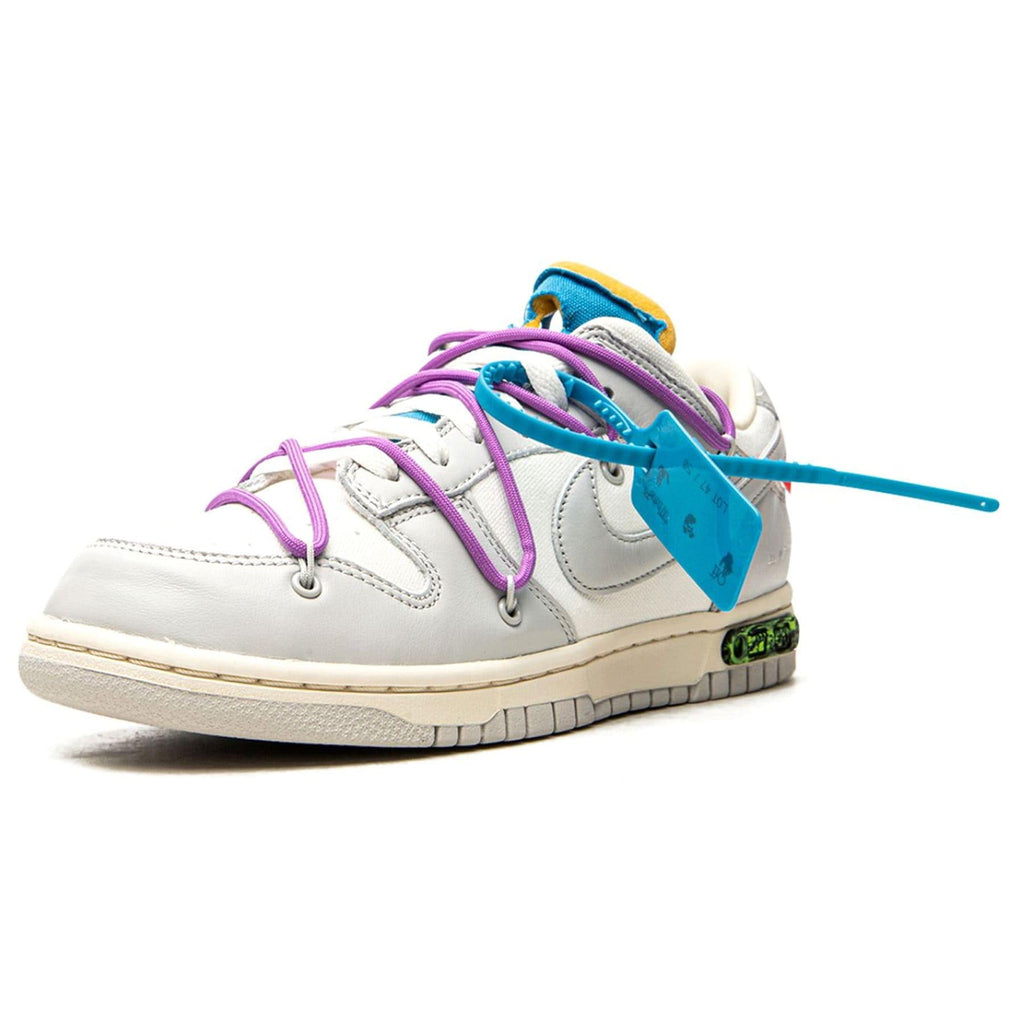 Off-White x Nike Dunk Low 'Lot 47 of 50' — UK 3 | EU 35.5 | US 3.5 — Top View