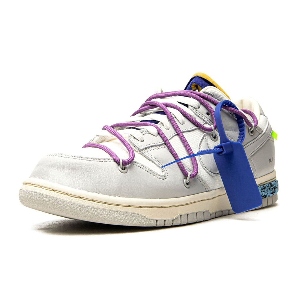 Off-White x Nike Dunk Low 'Lot 48 of 50' — UK 3 | EU 35.5 | US 3.5 — Top View