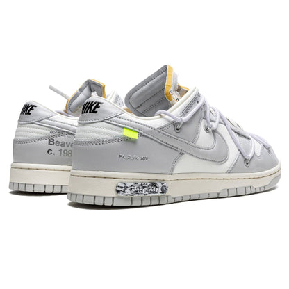 Off-White x Nike Dunk Low 'Lot 49 of 50' — UK 3 | EU 35.5 | US 3.5 — Back View