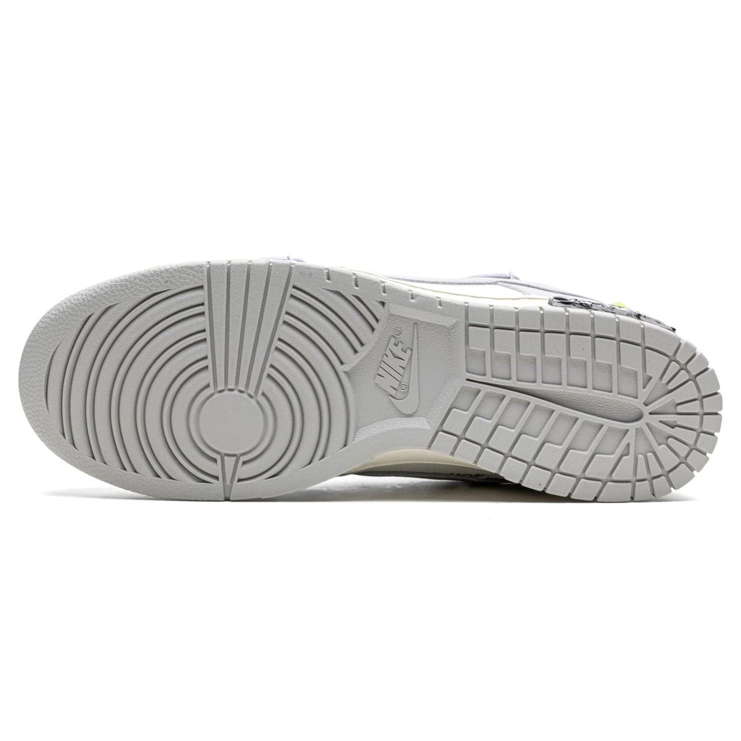 Off-White x Nike Dunk Low 'Lot 49 of 50' — UK 3 | EU 35.5 | US 3.5 — Detail View