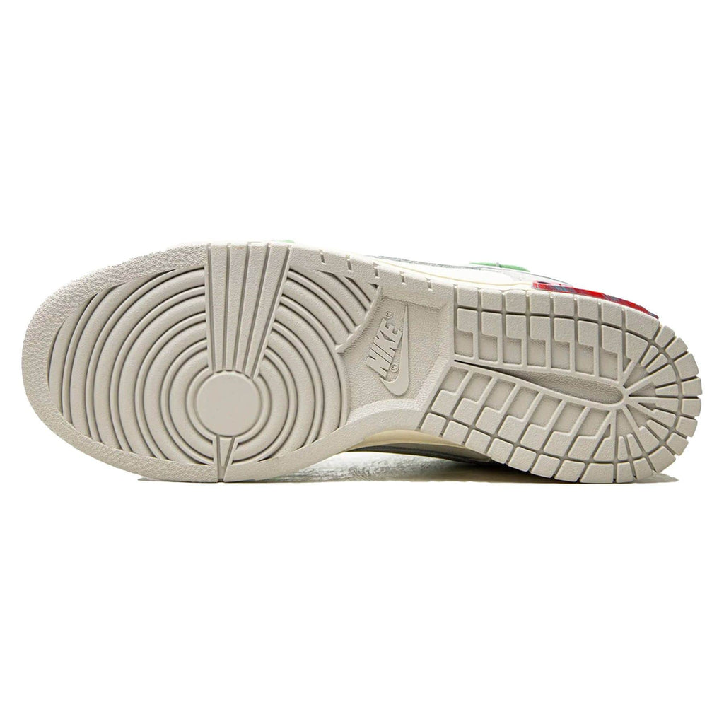 Off-White x Nike Dunk Low 'Lot 07 of 50' — UK 3 | EU 35.5 | US 3.5 — Detail View