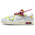Off-White x Nike Dunk Low 'Lot 08 of 50' — UK 3 | EU 35.5 | US 3.5 — Front View