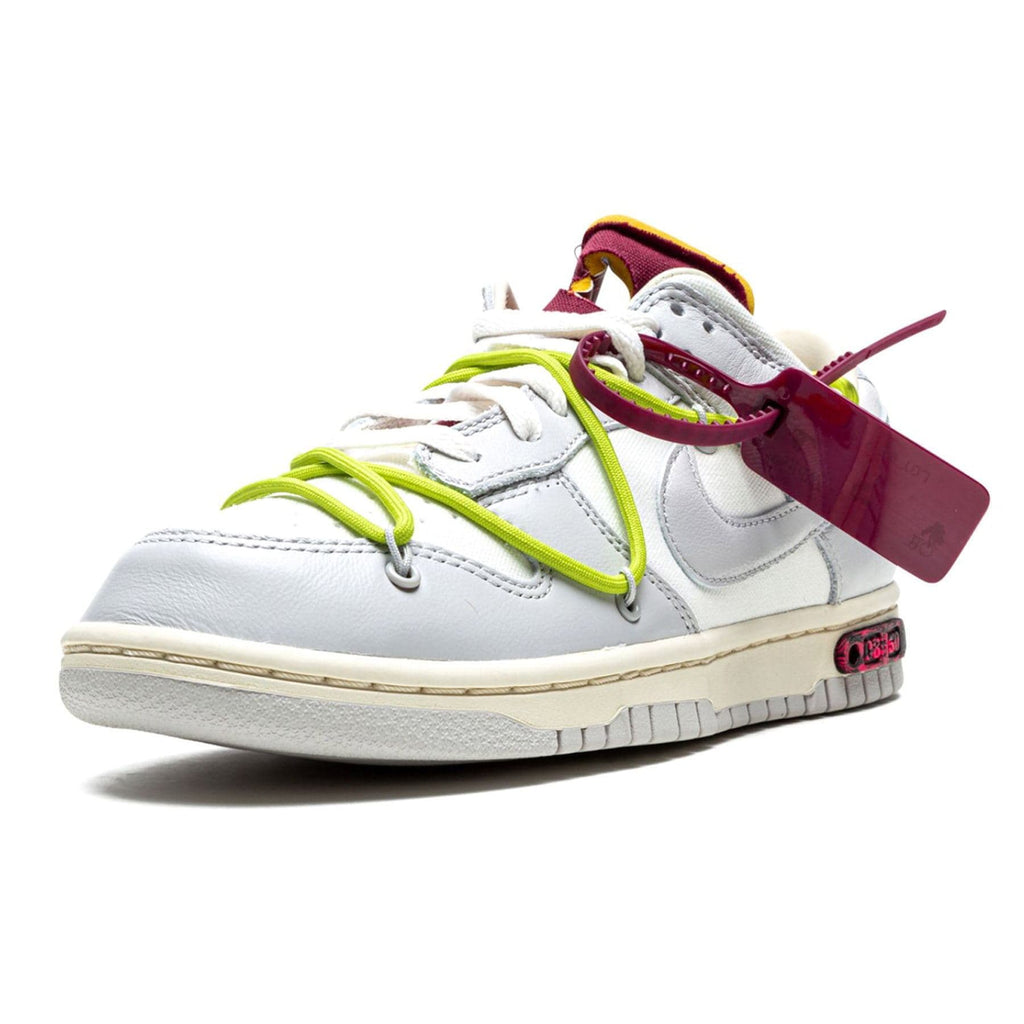 Off-White x Nike Dunk Low 'Lot 08 of 50' — UK 3 | EU 35.5 | US 3.5 — Top View