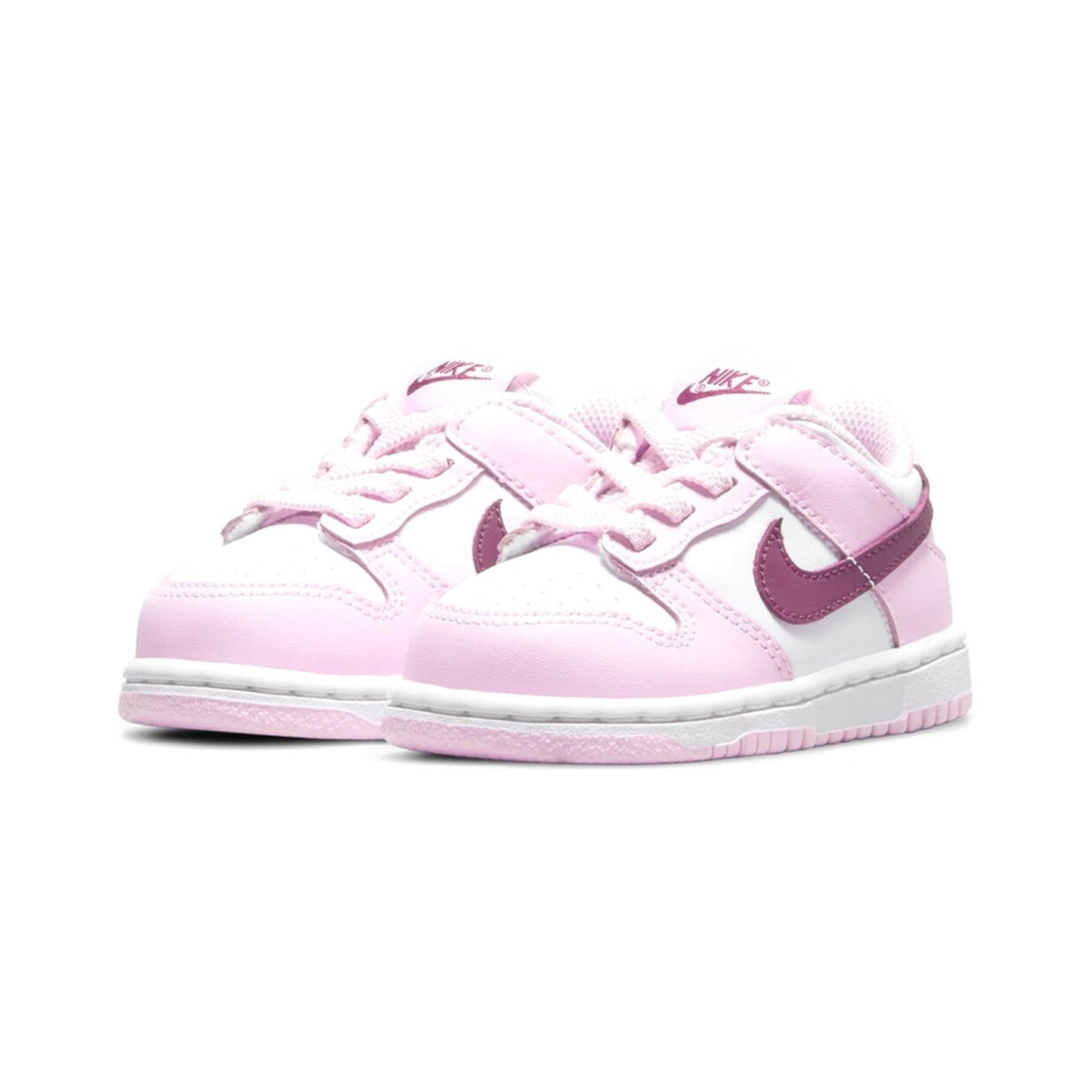 Nike Dunk Low TD 'Pink Foam Dark Beetroot' — UK 0C | EU 15 | US 0C — Side View