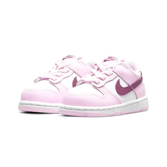 Nike Dunk Low TD 'Pink Foam Dark Beetroot' — UK 0C | EU 15 | US 0C — Side View