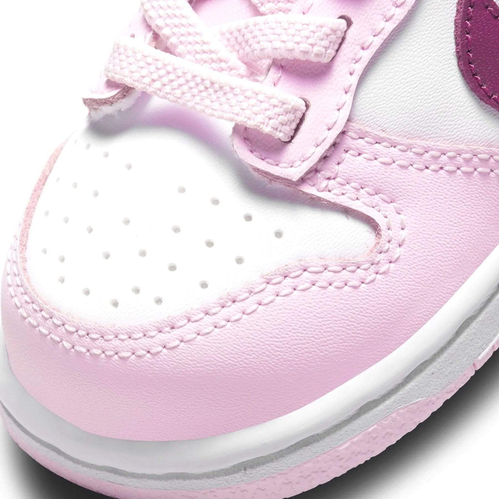 Nike Dunk Low TD 'Pink Foam Dark Beetroot' — UK 0C | EU 15 | US 0C — Lifestyle View