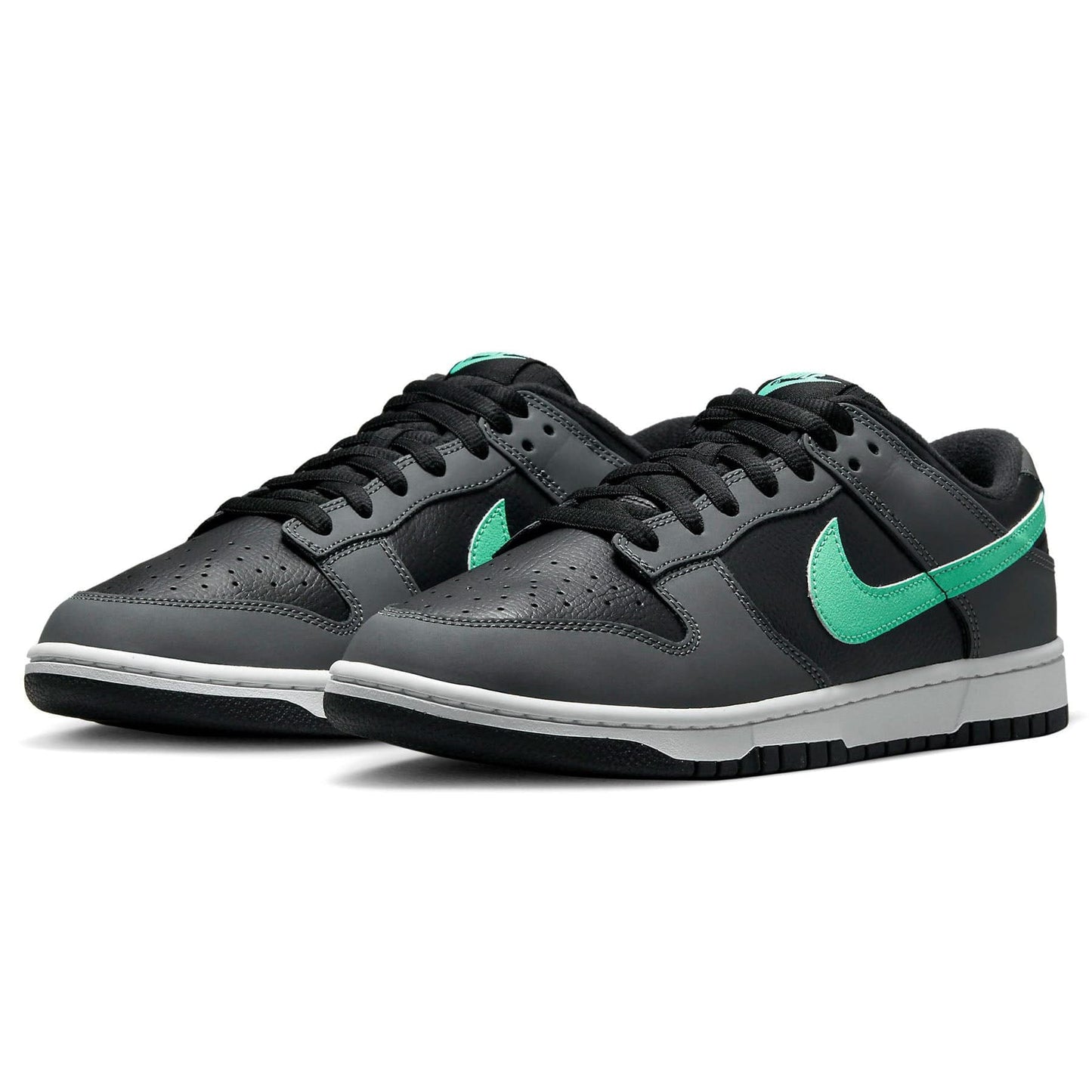 Nike Dunk Low 'Black Green Glow' — UK 3 | EU 35.5 | US 3.5 — Side View
