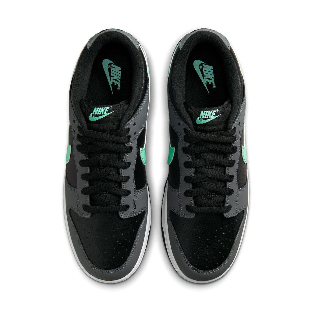 Nike Dunk Low 'Black Green Glow' — UK 3 | EU 35.5 | US 3.5 — Back View