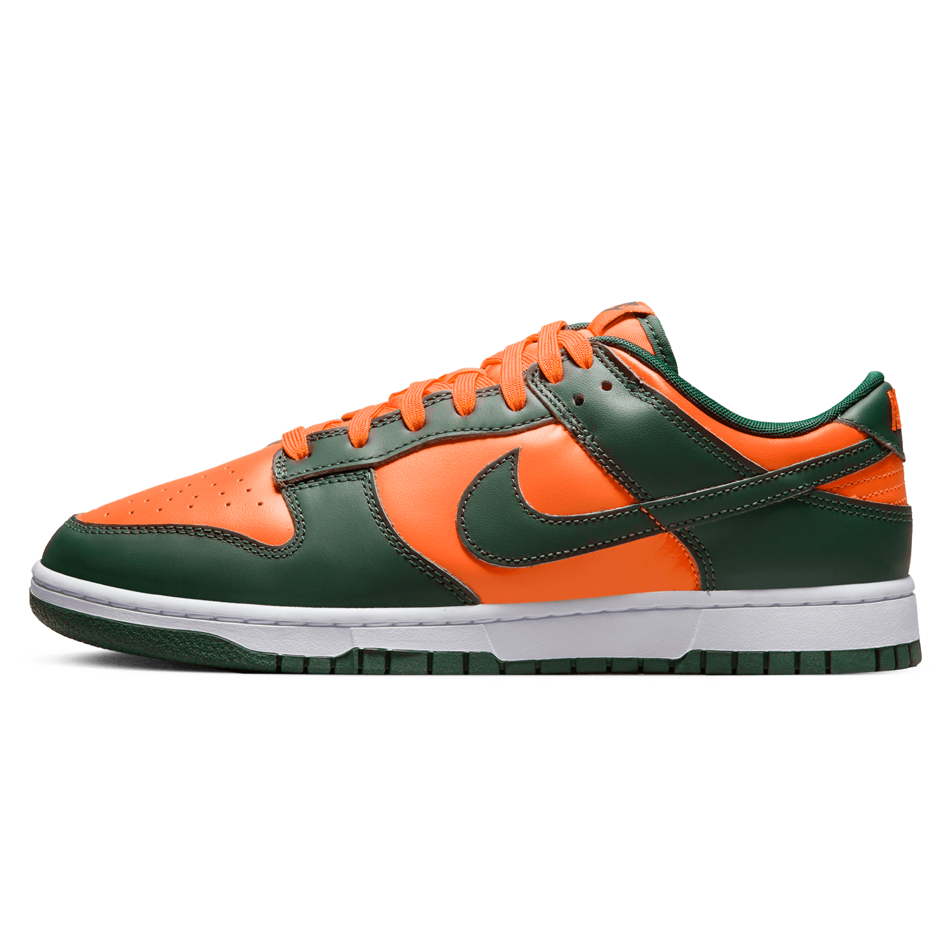 Nike Dunk Low 'Miami Hurricanes' — UK 3 | EU 35.5 | US 3.5 — Front View