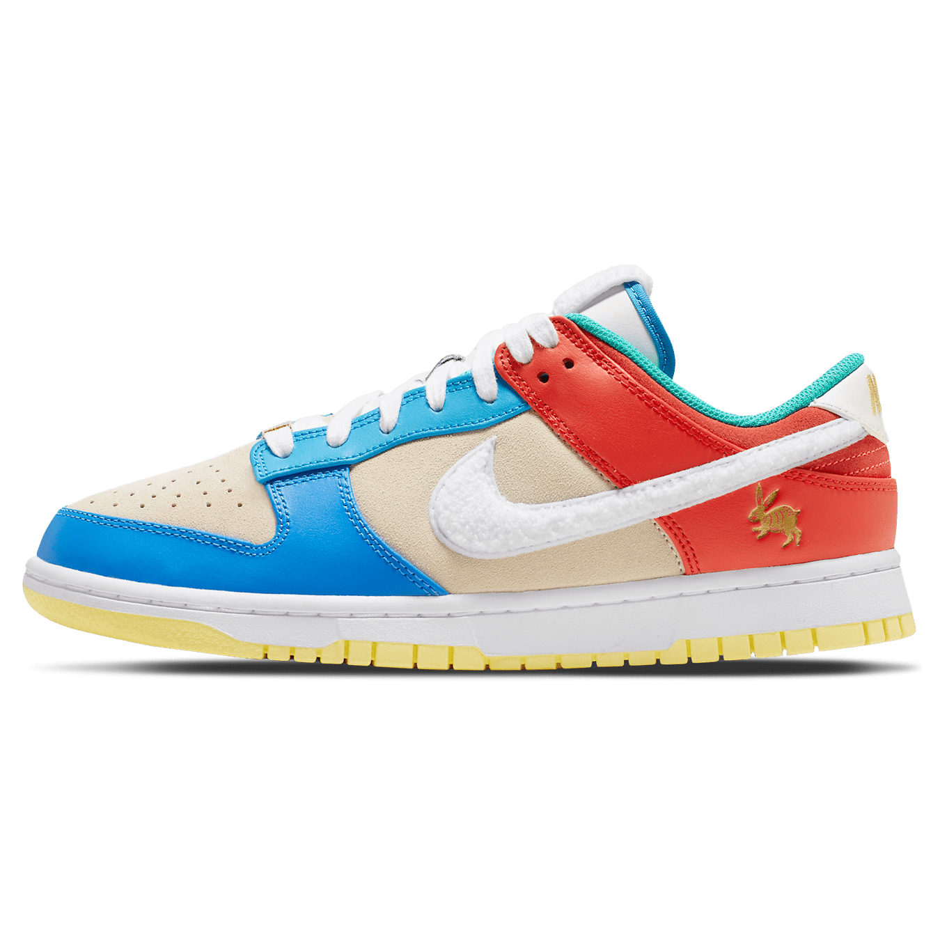 Nike Dunk Low 'Year of the Rabbit - Multi-Colour' — UK 3 | EU 35.5 | US 3.5 — Front View