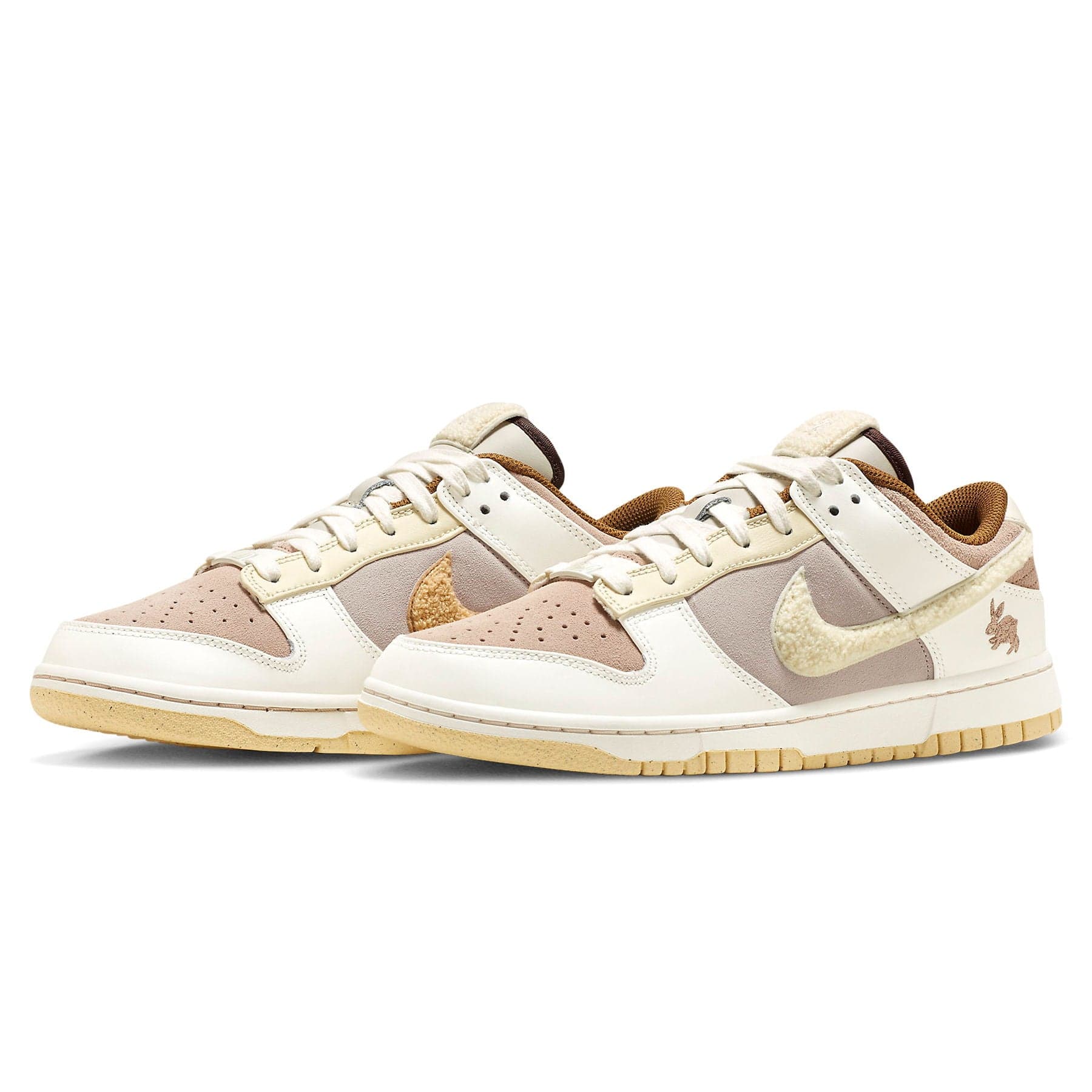 Nike Dunk Low 'Year of the Rabbit - White Taupe' — UK 3 | EU 35.5 | US 3.5 — Side View