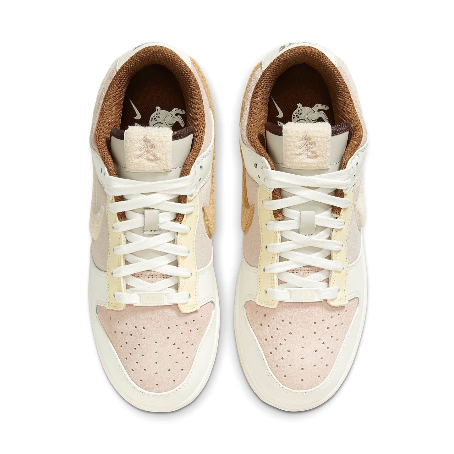 Nike Dunk Low 'Year of the Rabbit - White Taupe' — UK 3 | EU 35.5 | US 3.5 — Back View