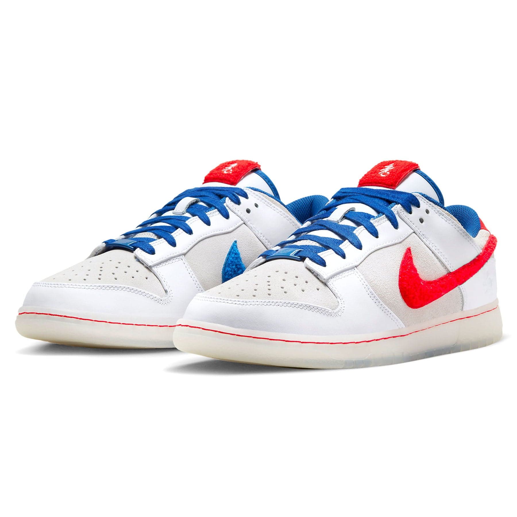 Nike Dunk Low 'Spray Paint Swoosh' — UK 3 | EU 35.5 | US 3.5 — Side View