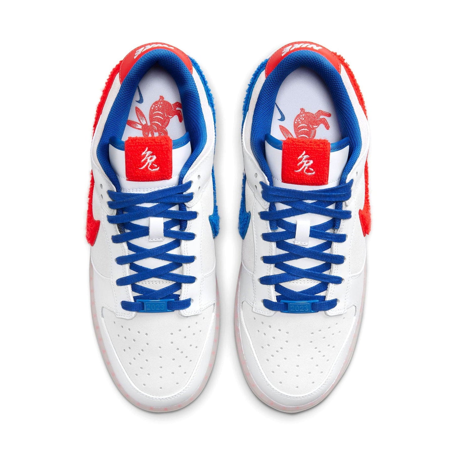 Nike Dunk Low 'Spray Paint Swoosh' — UK 3 | EU 35.5 | US 3.5 — Back View