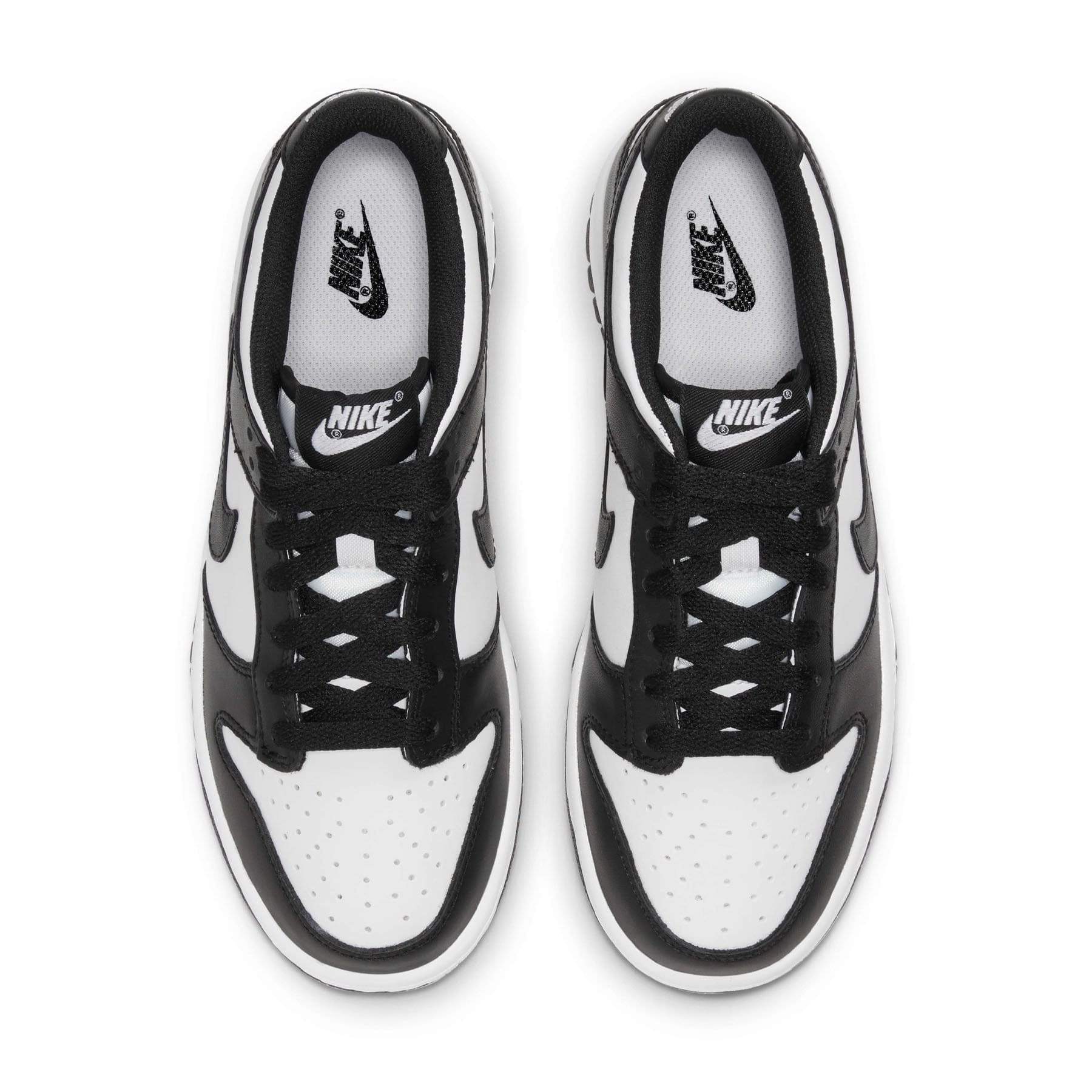 Nike Dunk Low GS 'Black White' — UK 13.5 | EU 32 | US 1Y — Back View