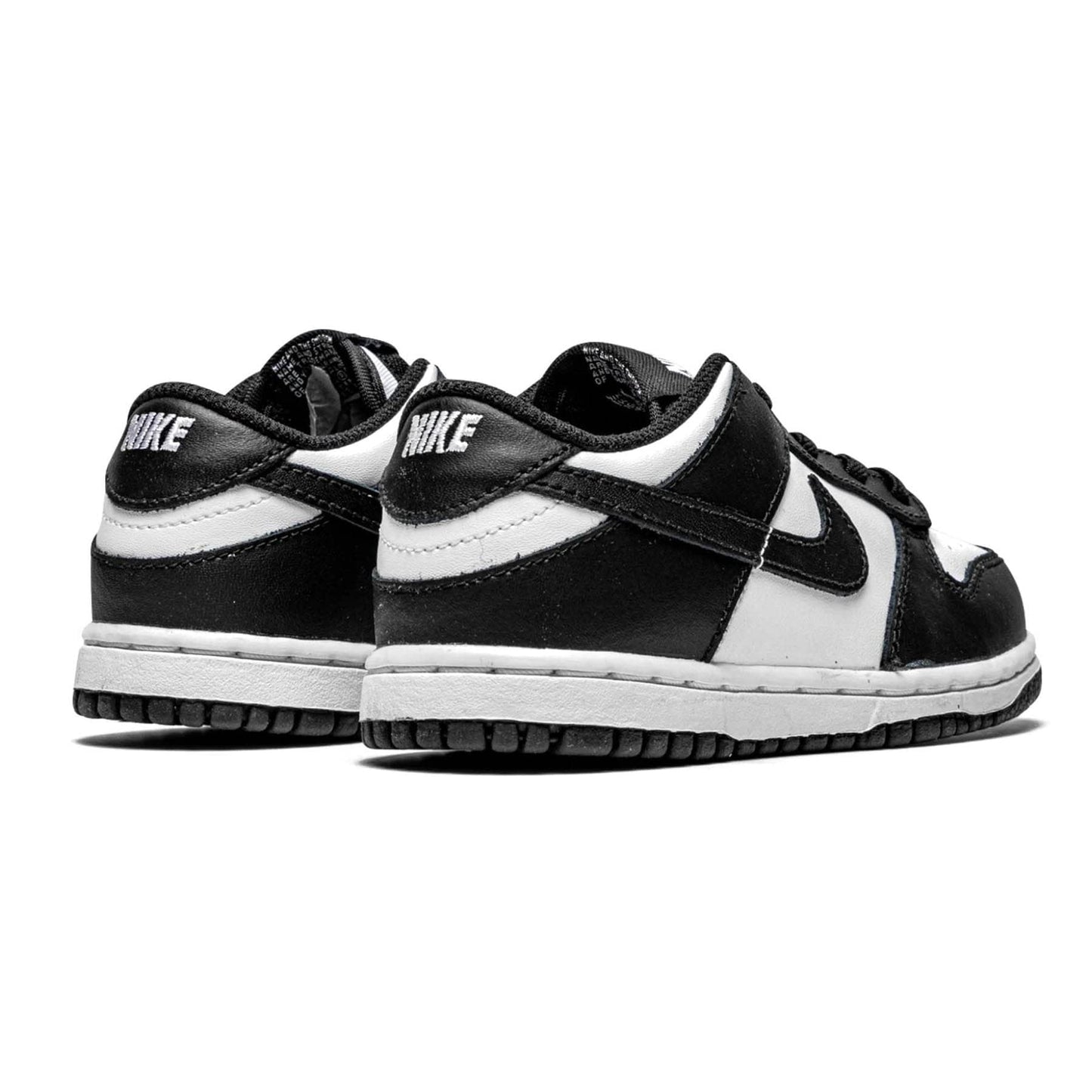 Nike Dunk Low TD (Toddler) ‘Black White’ — UK 0C | EU 15 | US 0C — Back View