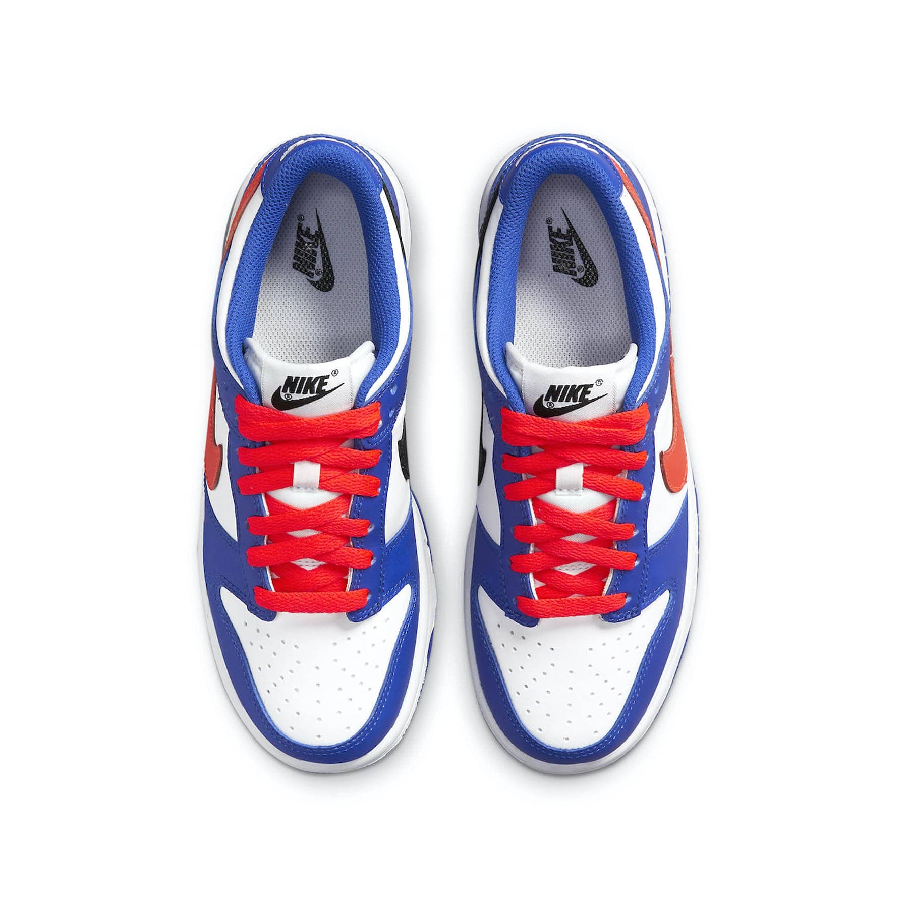 Nike Dunk Low GS 'Mismatched Swoosh' — UK 13.5 | EU 32 | US 1Y — Back View