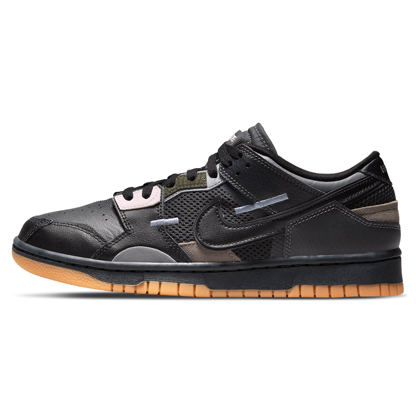 Nike Dunk Low Scrap 'Black' — UK 3 | EU 35.5 | US 3.5 — Front View