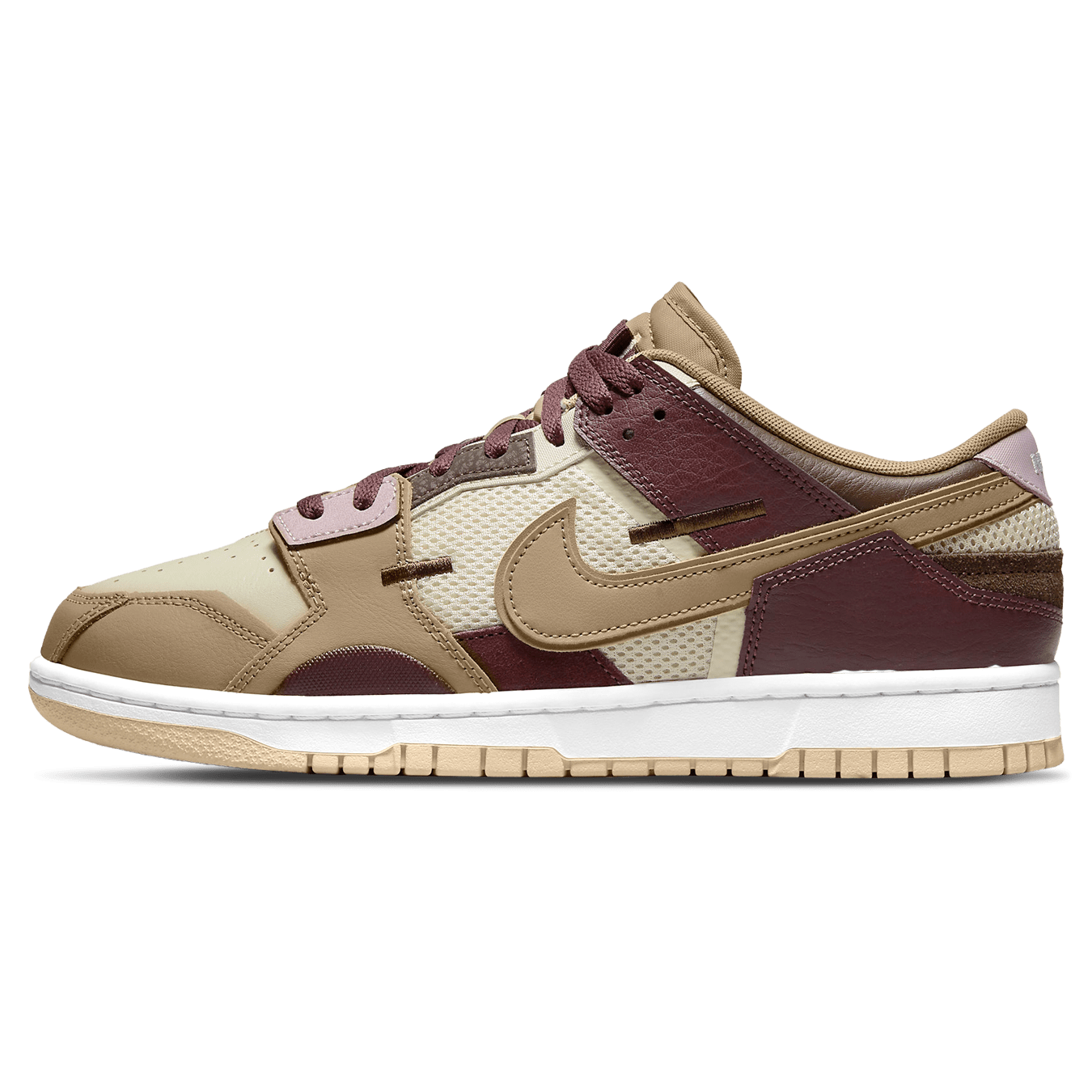 Nike Dunk Low Scrap 'Latte' — UK 3 | EU 35.5 | US 3.5 — Front View