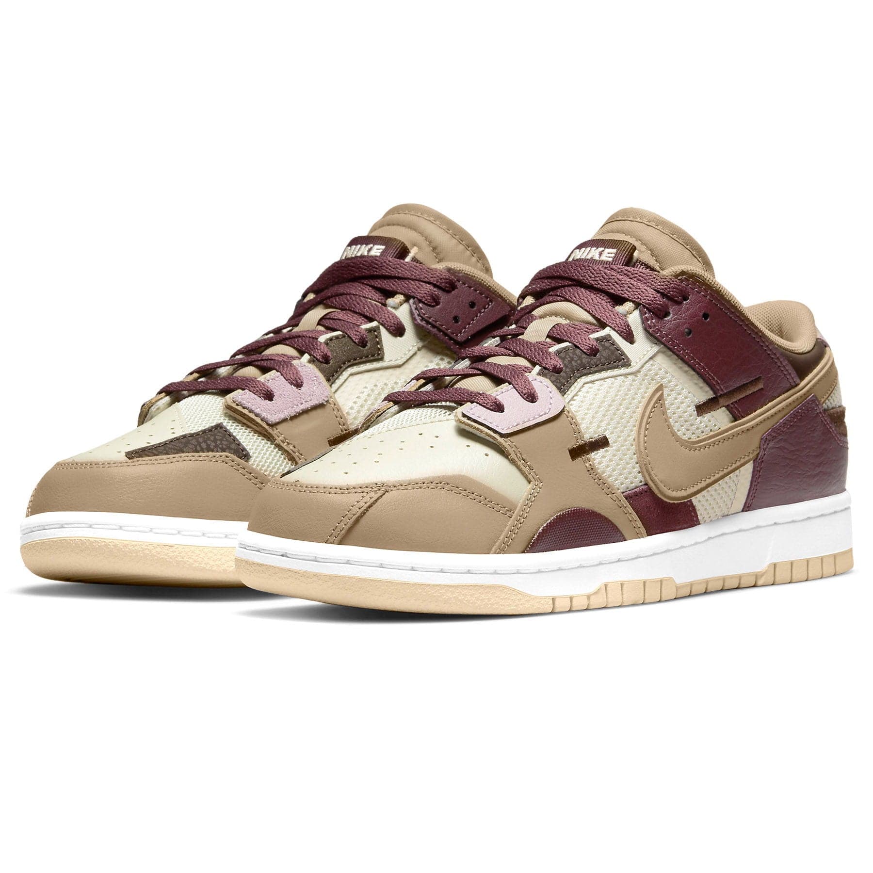 Nike Dunk Low Scrap 'Latte' — UK 3 | EU 35.5 | US 3.5 — Side View