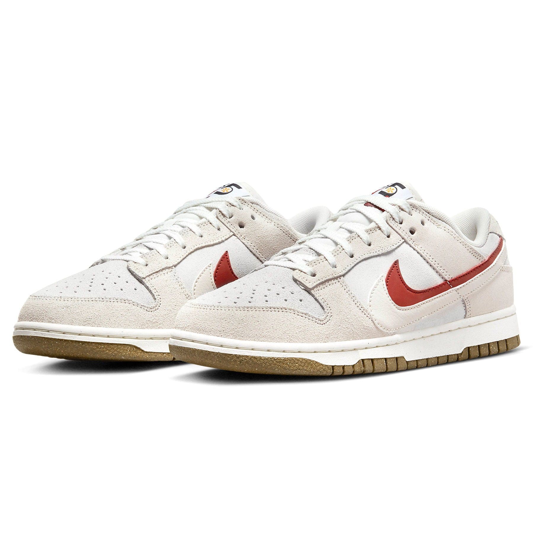 Nike Dunk Low Wmns SE 85 'Double Swoosh Sail Orange' — UK 2.5 | EU 35.5 | US 5 — Side View
