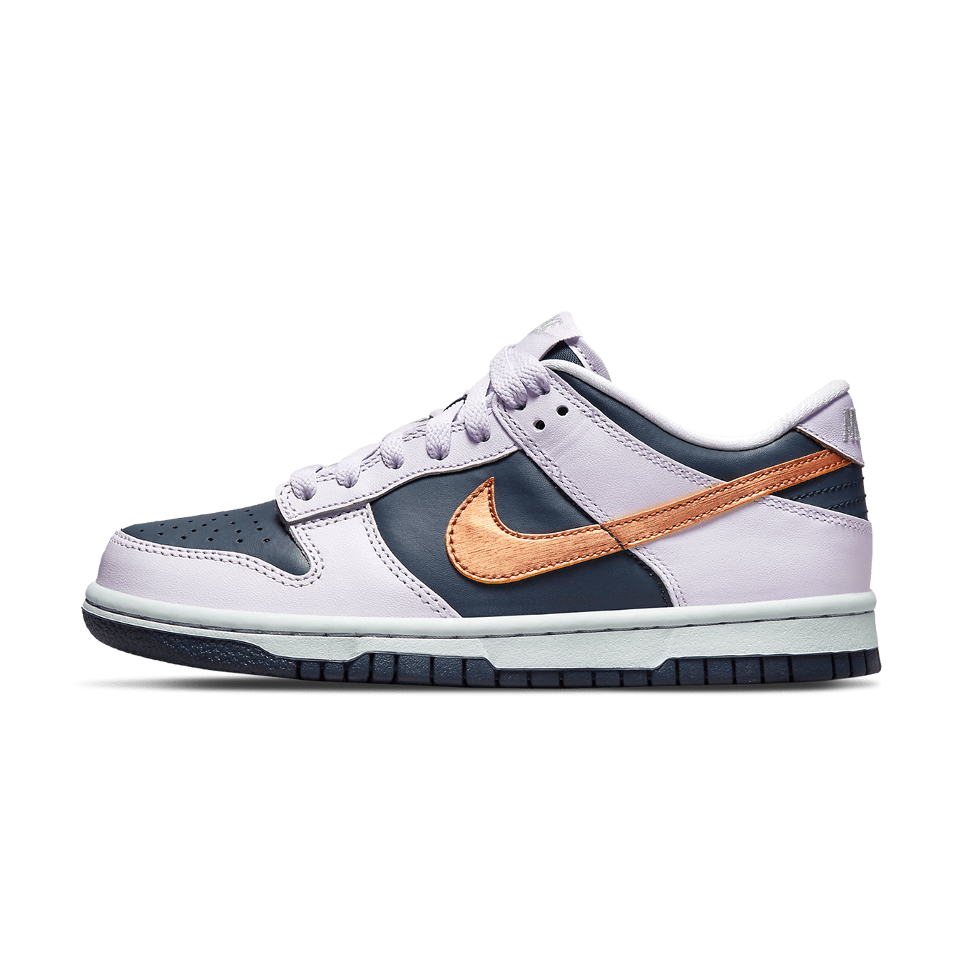 Nike Dunk Low SE GS 'Copper Swoosh' — UK 13.5 | EU 32 | US 1Y — Front View