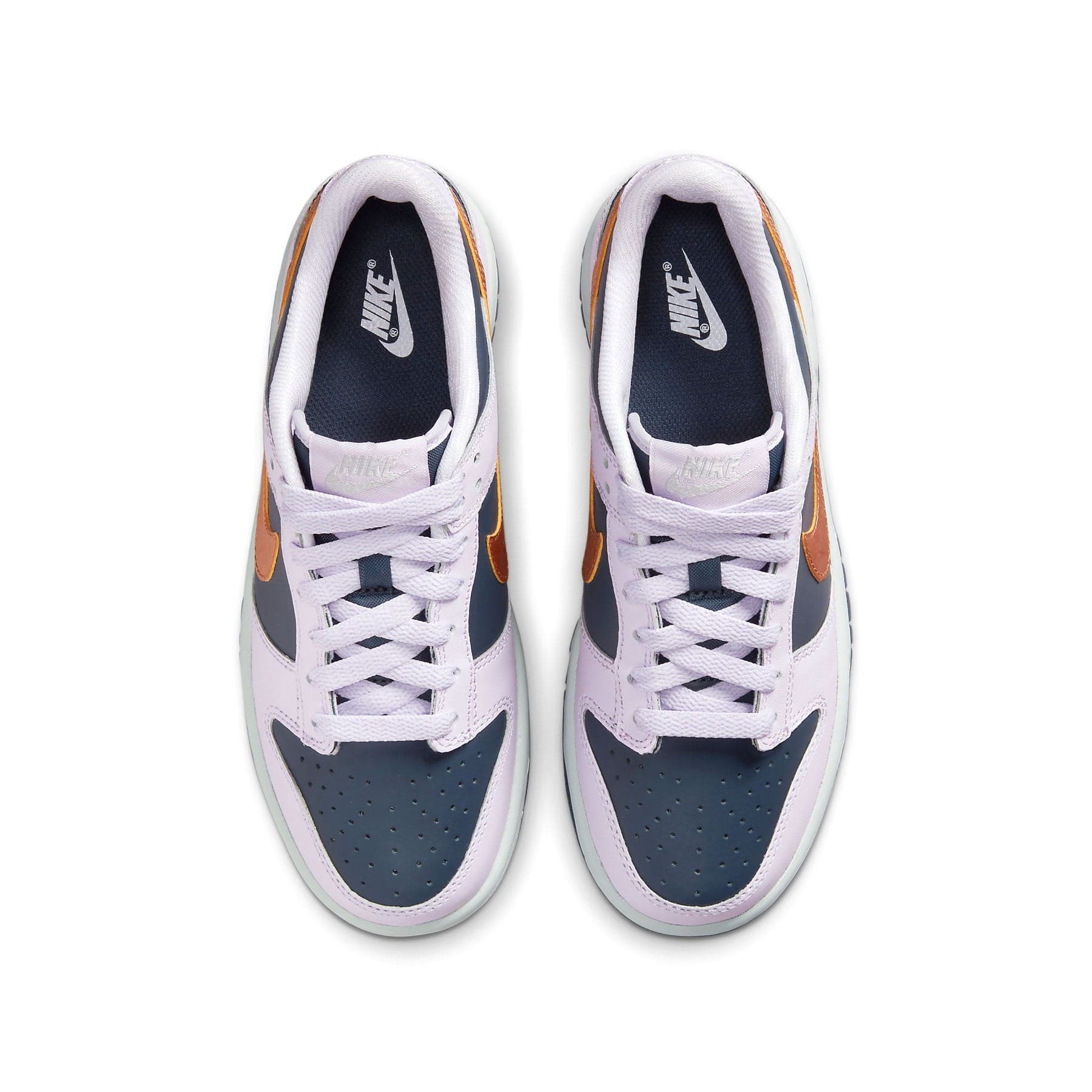 Nike Dunk Low SE GS 'Copper Swoosh' — UK 13.5 | EU 32 | US 1Y — Back View