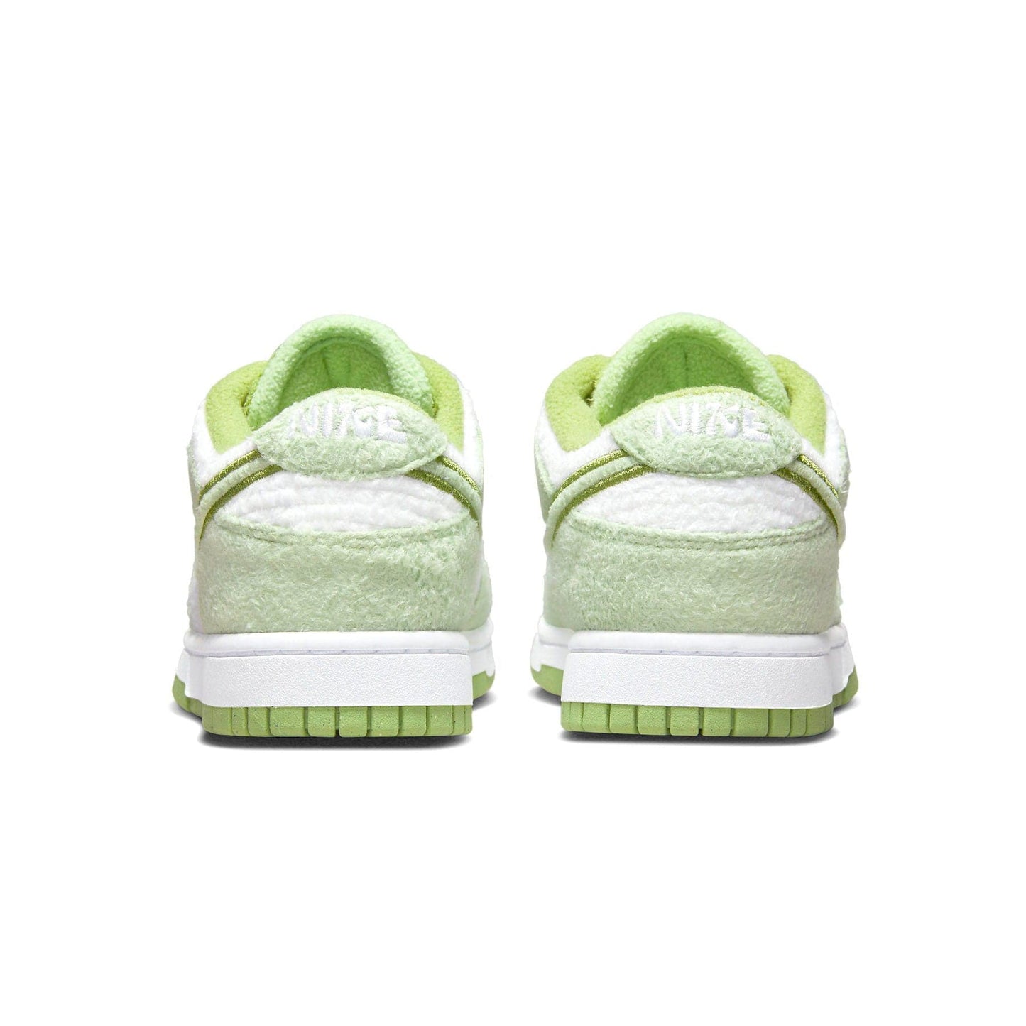 Nike Dunk Low SE Wmns 'Fleece - Honeydew' — UK 2.5 | EU 35.5 | US 5 — Top View