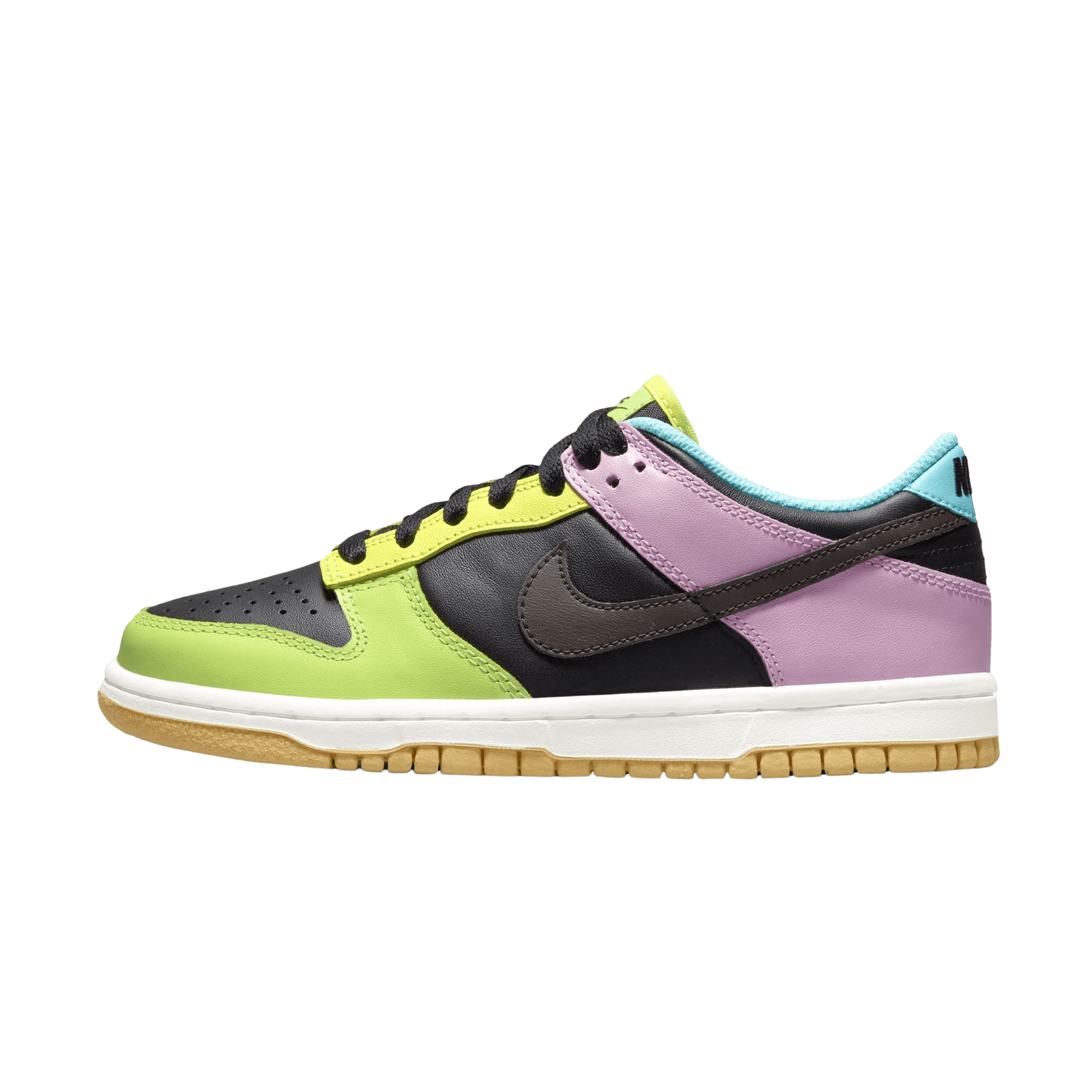 Nike Dunk Low SE GS 'Free.99 - Black' — UK 13.5 | EU 32 | US 1Y — Front View