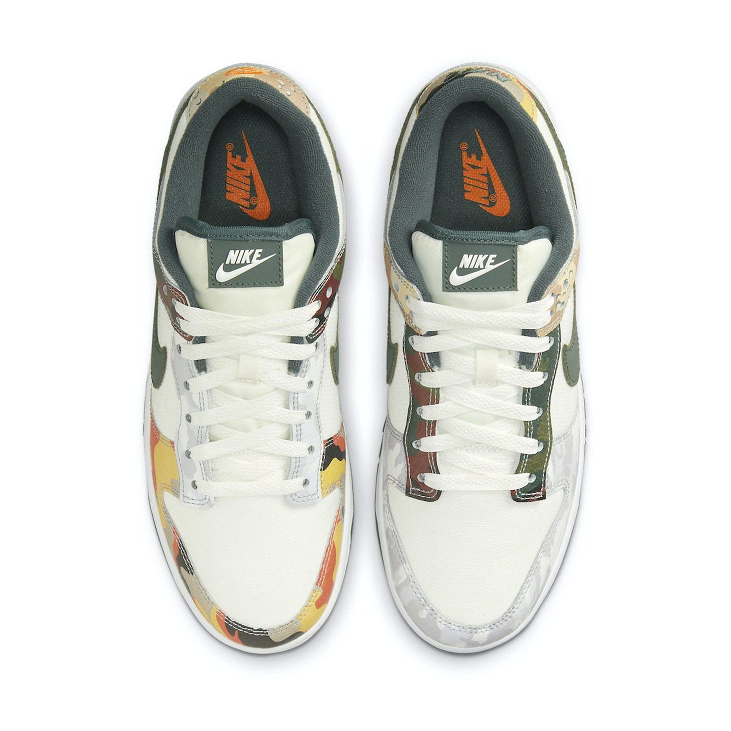 Nike Dunk Low SE 'Sail Multi-Camo' — UK 3 | EU 35.5 | US 3.5 — Back View