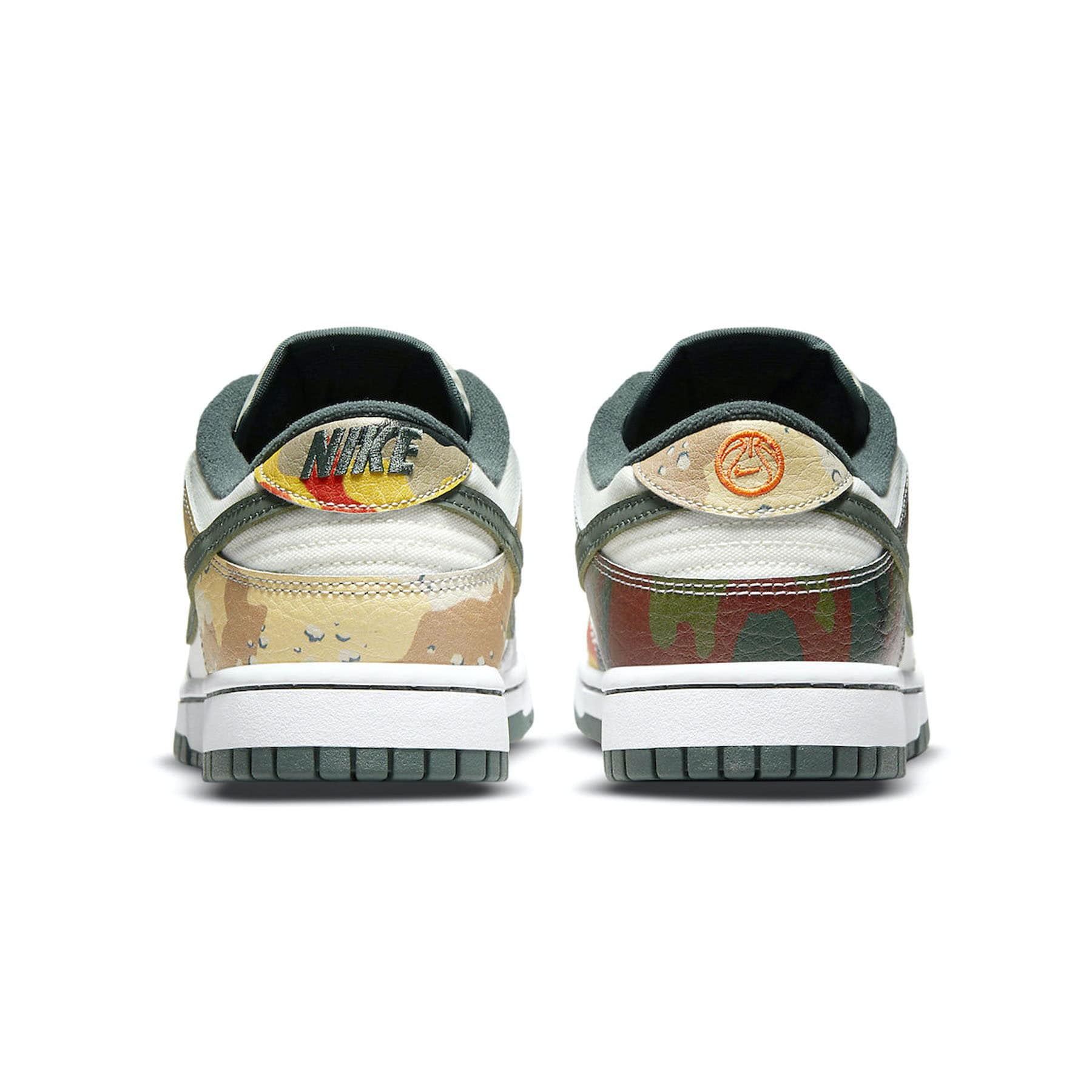 Nike Dunk Low SE 'Sail Multi-Camo' — UK 3 | EU 35.5 | US 3.5 — Top View