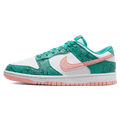 Nike Dunk Low 'Washed Teal Snakeskin' — UK 3 | EU 35.5 | US 3.5 — Front View