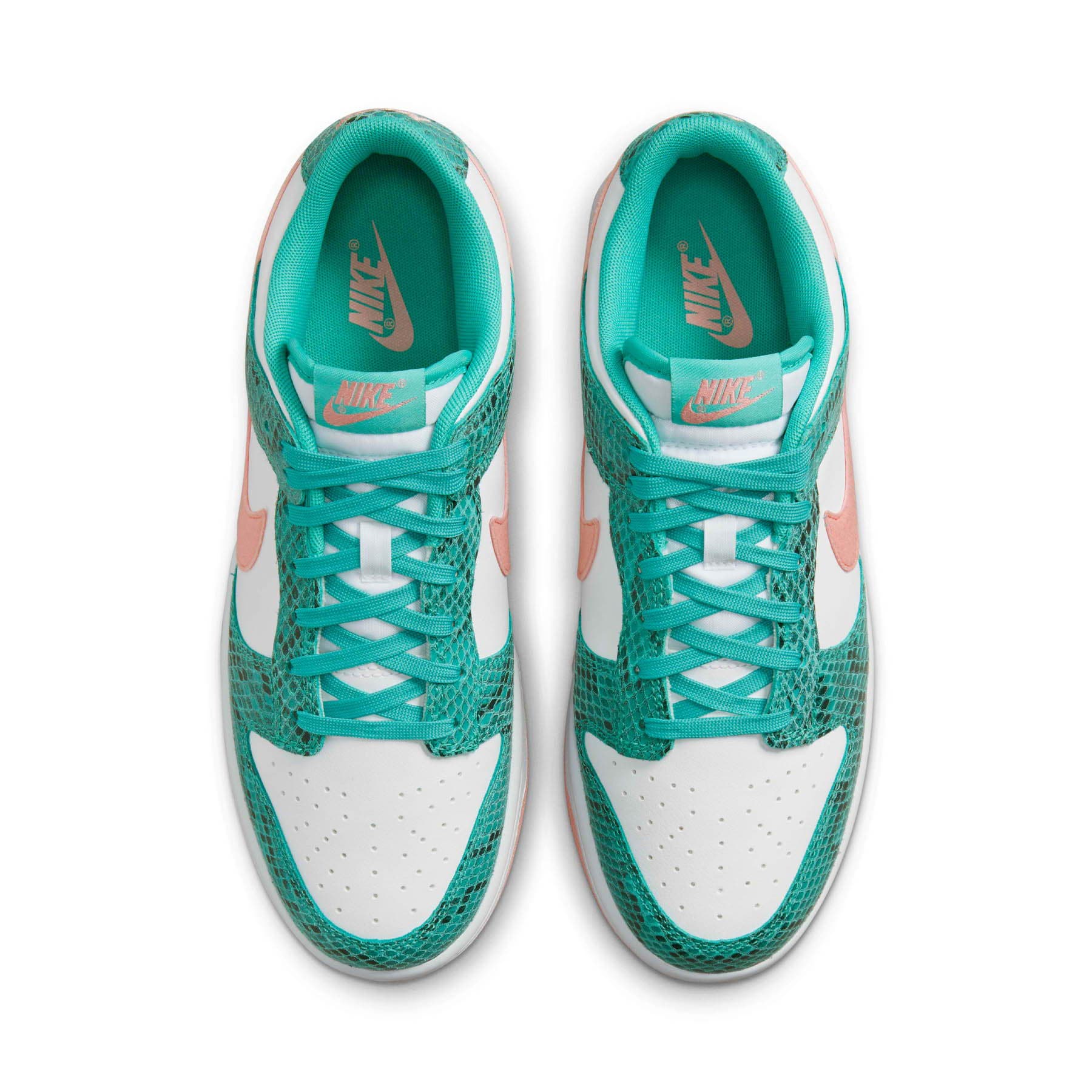 Nike Dunk Low 'Washed Teal Snakeskin' — UK 3 | EU 35.5 | US 3.5 — Detail View