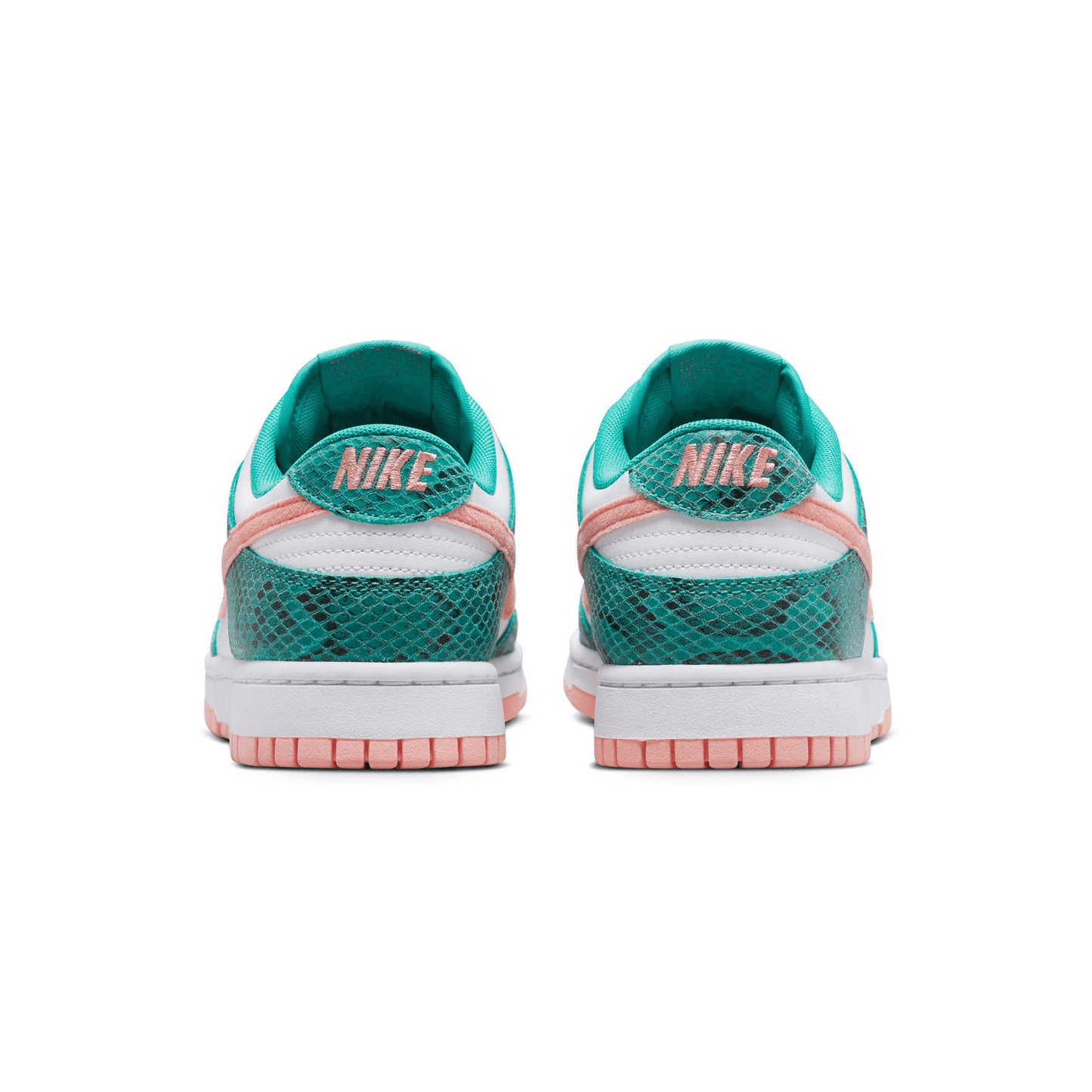 Nike Dunk Low 'Washed Teal Snakeskin' — UK 3 | EU 35.5 | US 3.5 — Top View