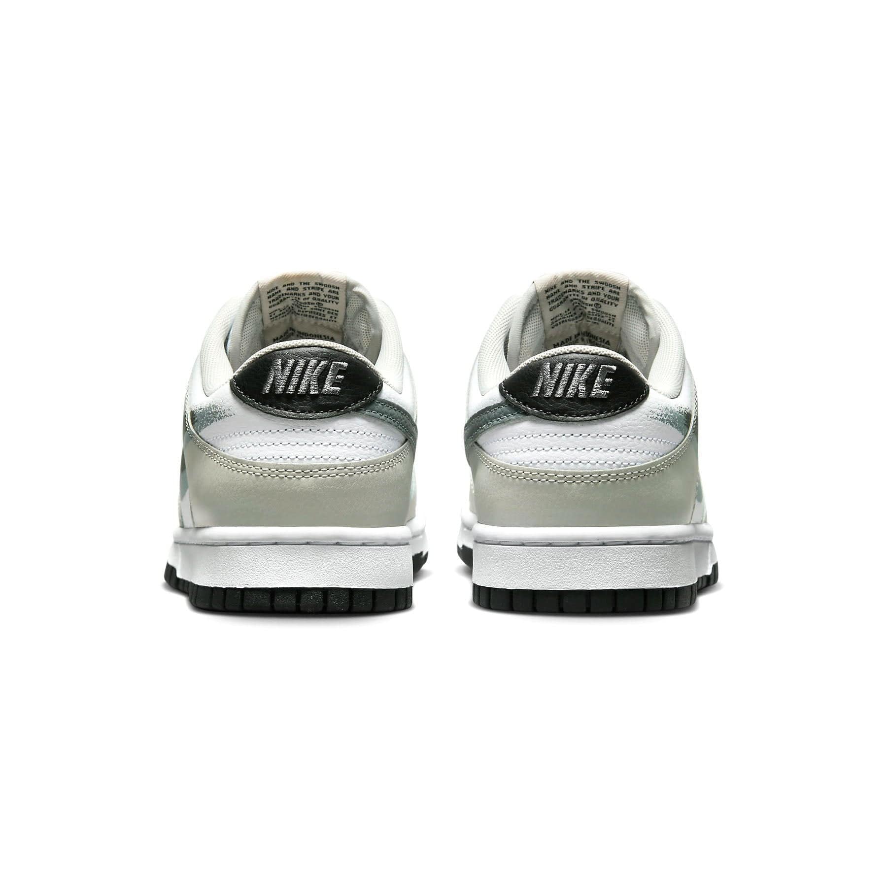 Nike Dunk Low 'Spray Paint Swoosh' — UK 3 | EU 35.5 | US 3.5 — Top View