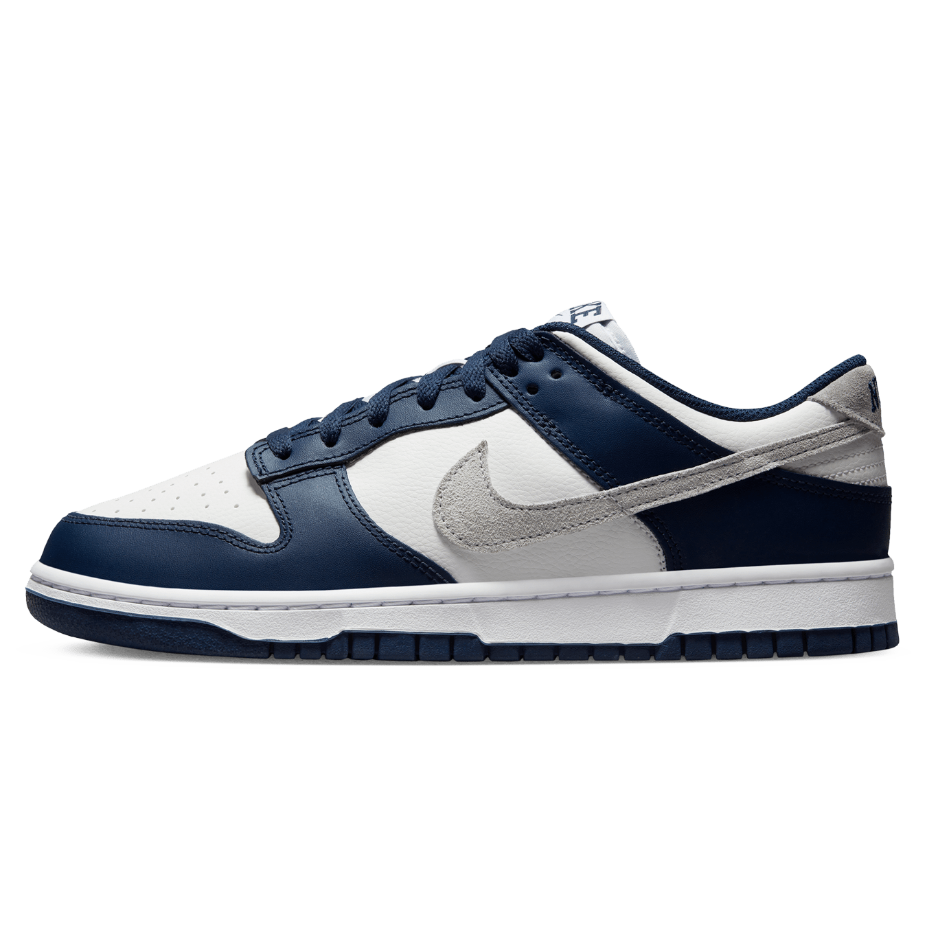 Nike Dunk Low 'Midnight Navy Smoke Grey' — UK 3 | EU 35.5 | US 3.5 — Front View