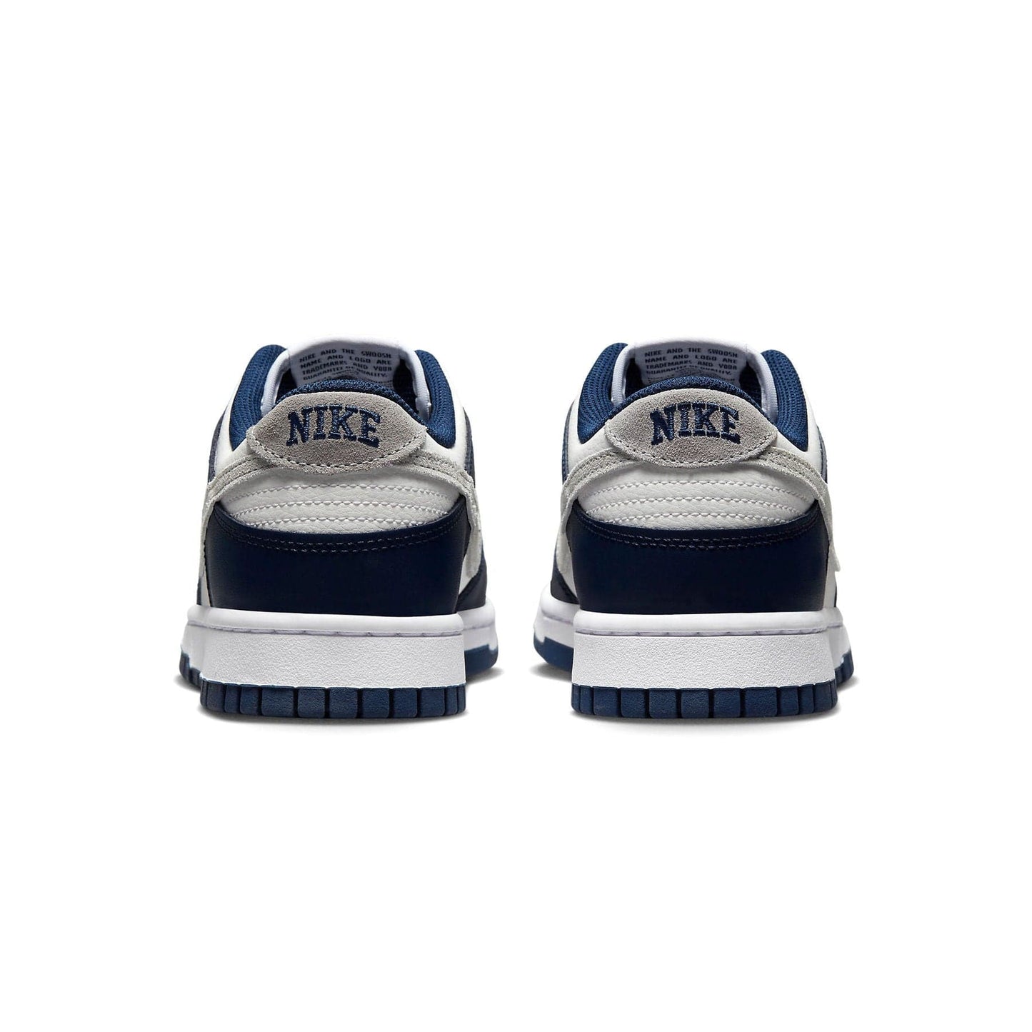 Nike Dunk Low 'Midnight Navy Smoke Grey' — UK 3 | EU 35.5 | US 3.5 — Top View