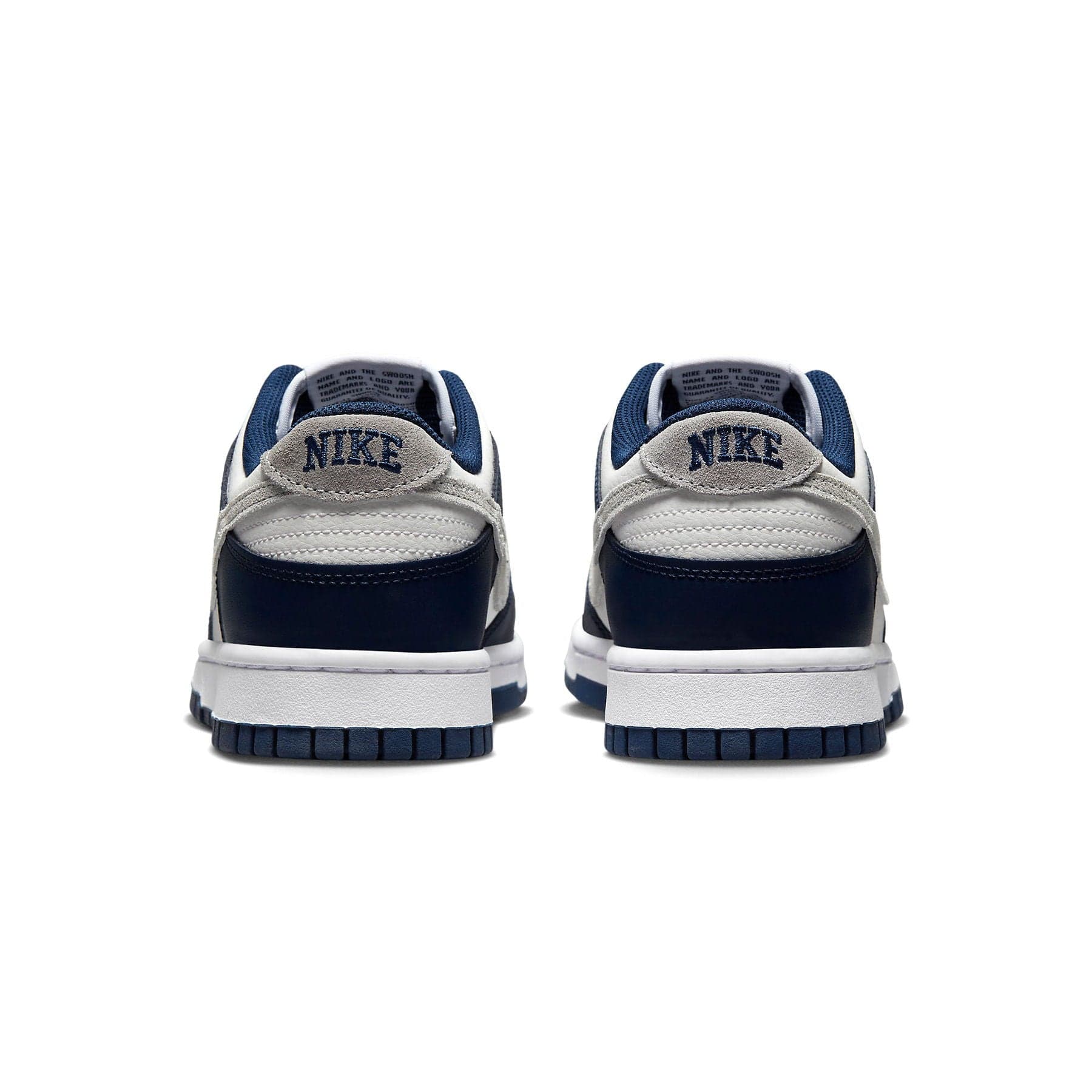 Nike Dunk Low 'Midnight Navy Smoke Grey' — UK 3 | EU 35.5 | US 3.5 — Top View