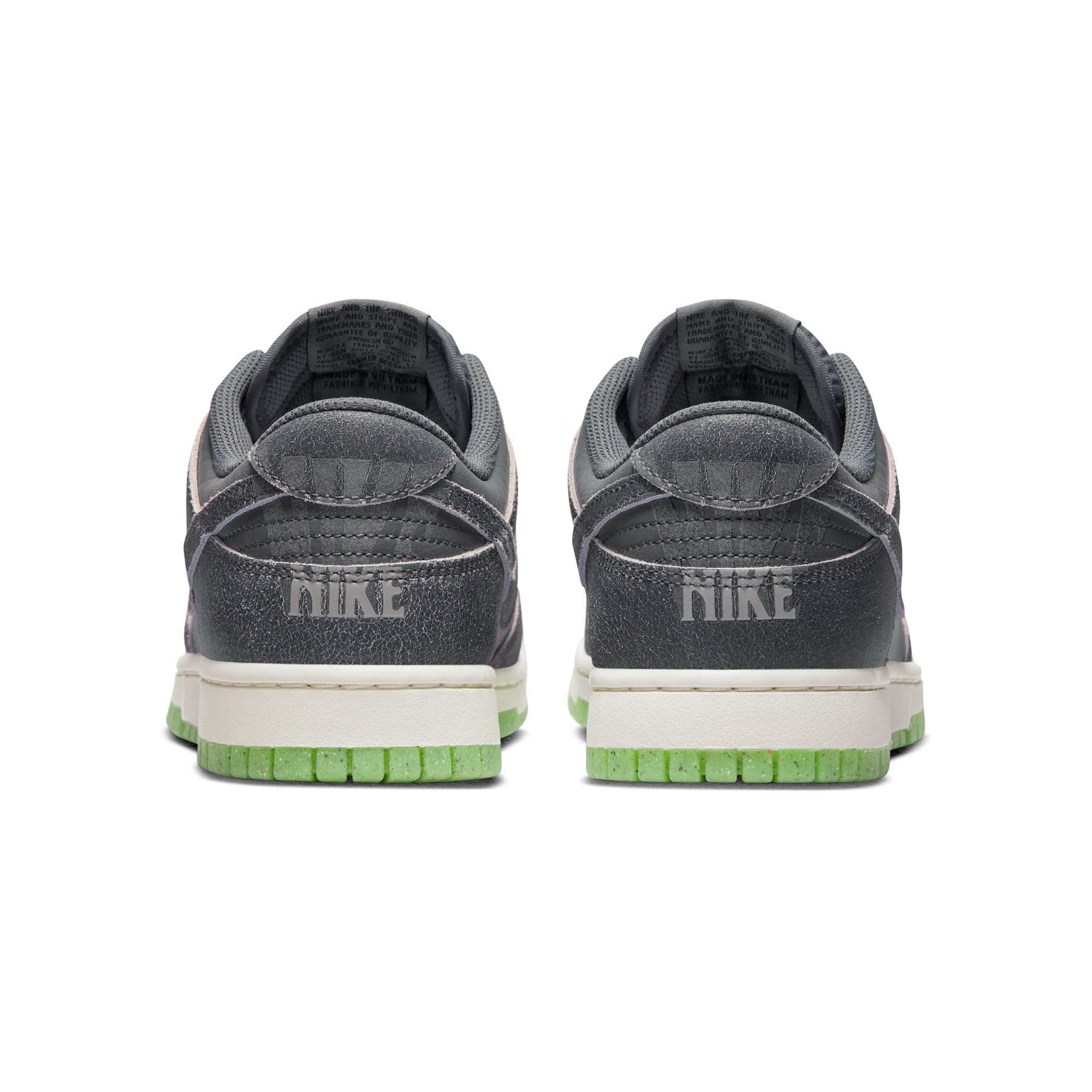 Nike Dunk Low 'Iron Grey Scream Green' — UK 3 | EU 35.5 | US 3.5 — Detail View