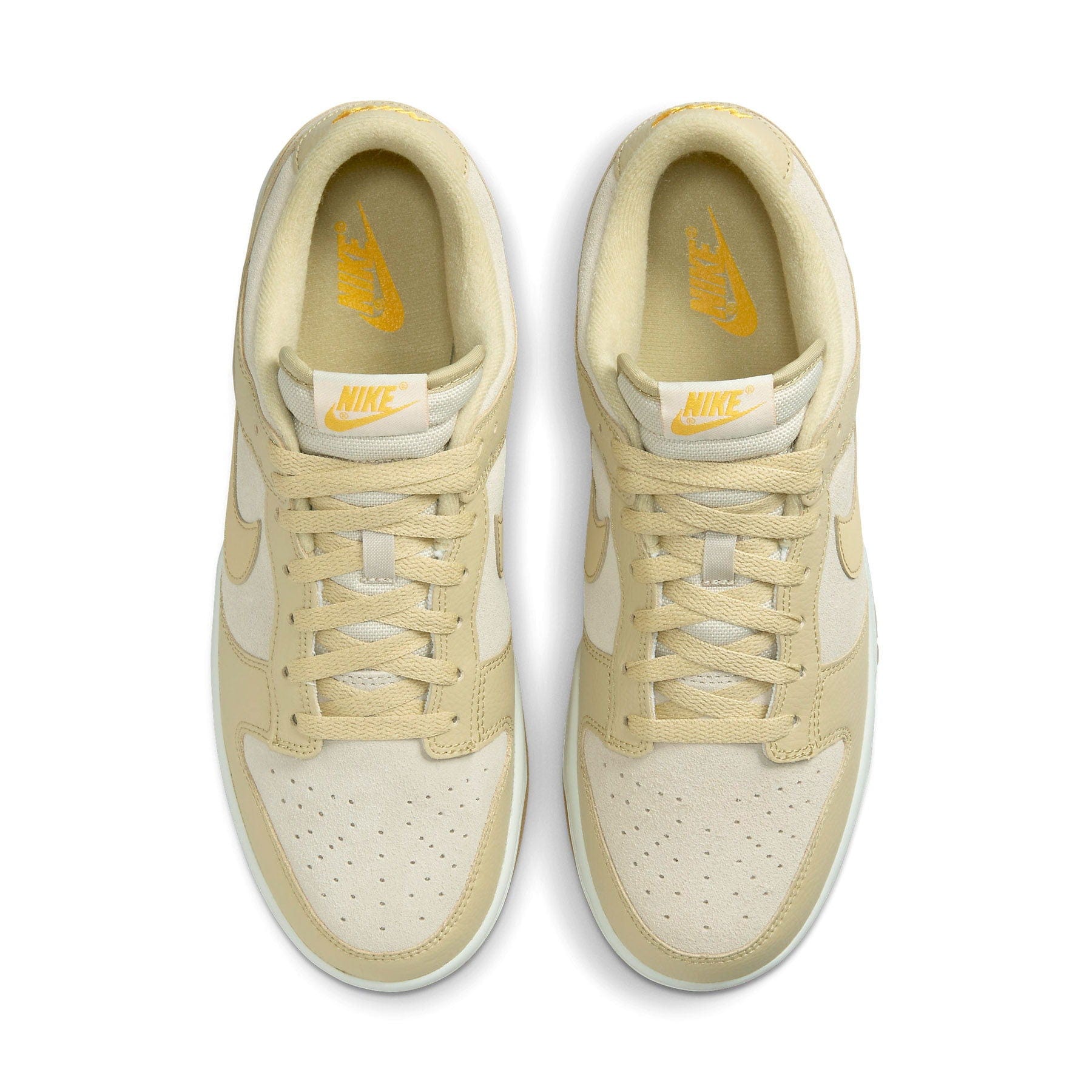 Nike Dunk Low 'Khaki Gum' — UK 3 | EU 35.5 | US 3.5 — Top View
