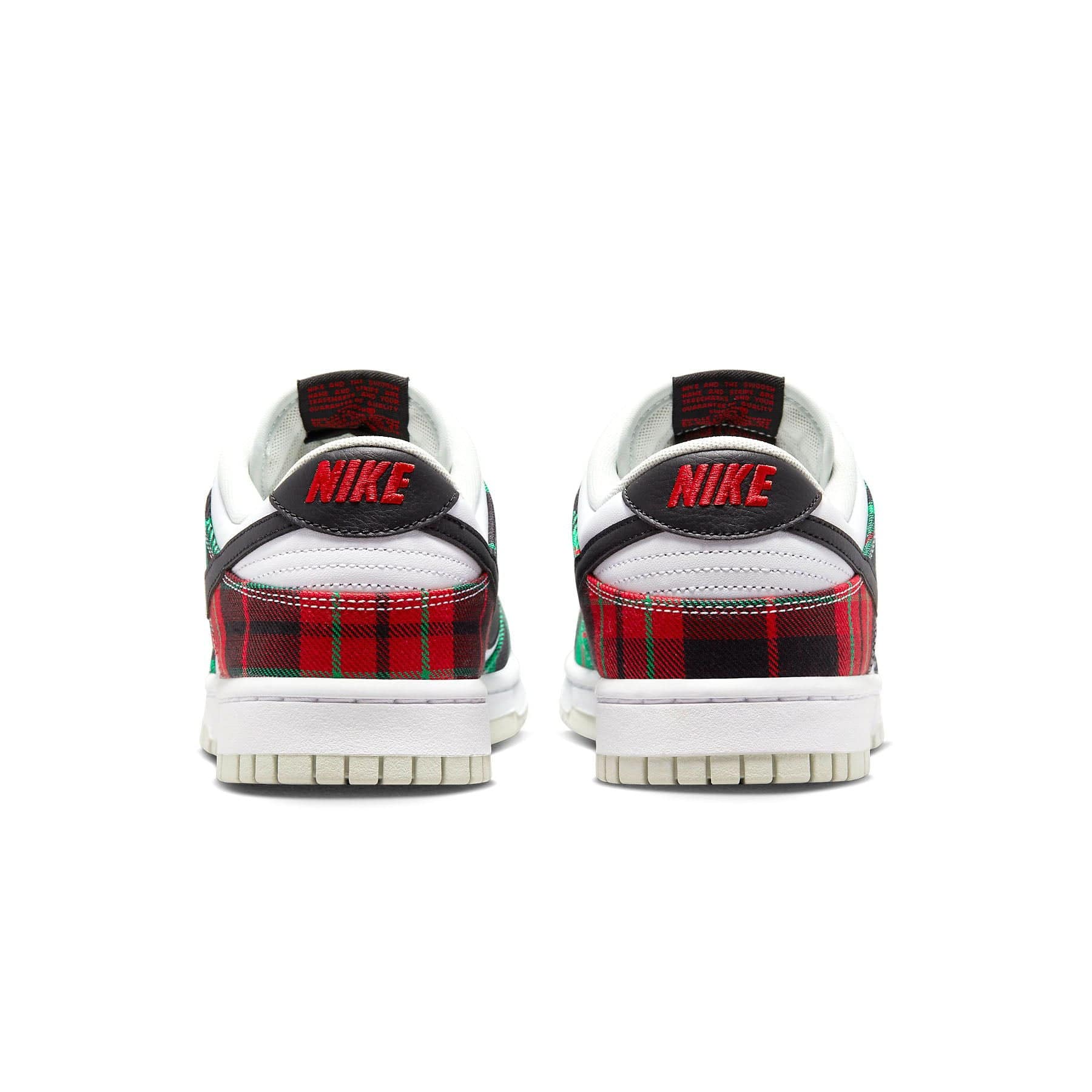 Nike Dunk Low Premium 'Tartan Plaid' — UK 3 | EU 35.5 | US 3.5 — Top View