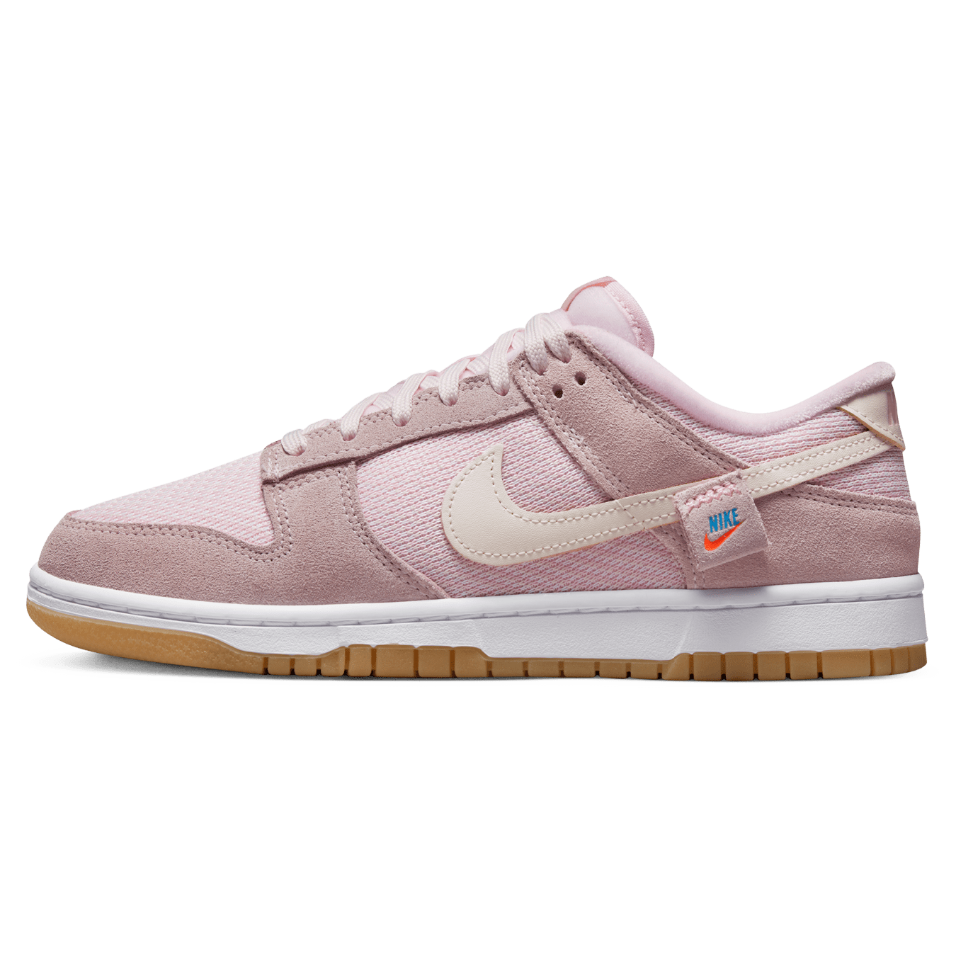 Nike Dunk Low Wmns 'Teddy Bear - Light Soft Pink' — UK 2.5 | EU 35.5 | US 5 — Front View